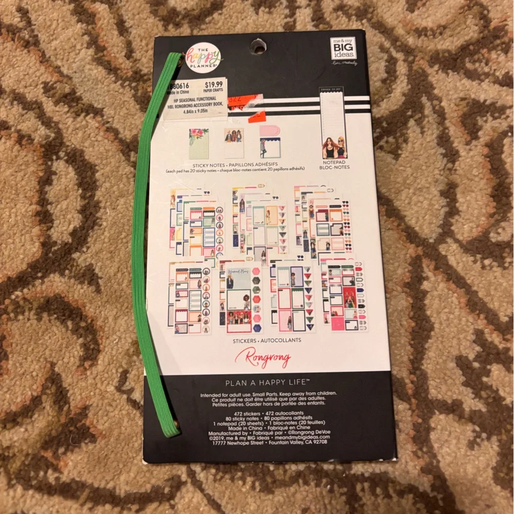 The Happy Planner Accessory Book trendsetter, glam girl & hobby lobby edition